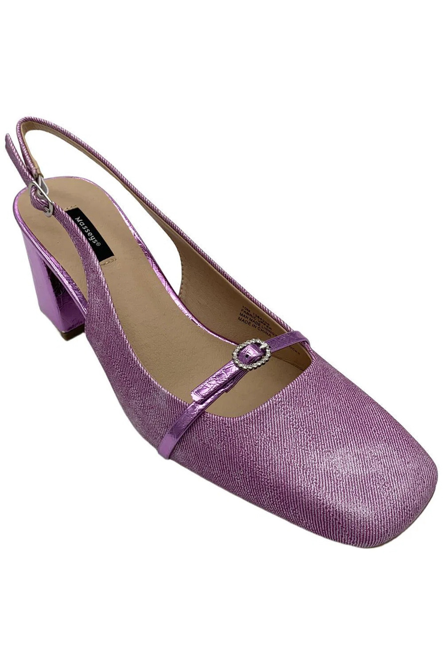 Masseys Women's Sylvie Pump Purple - Medium